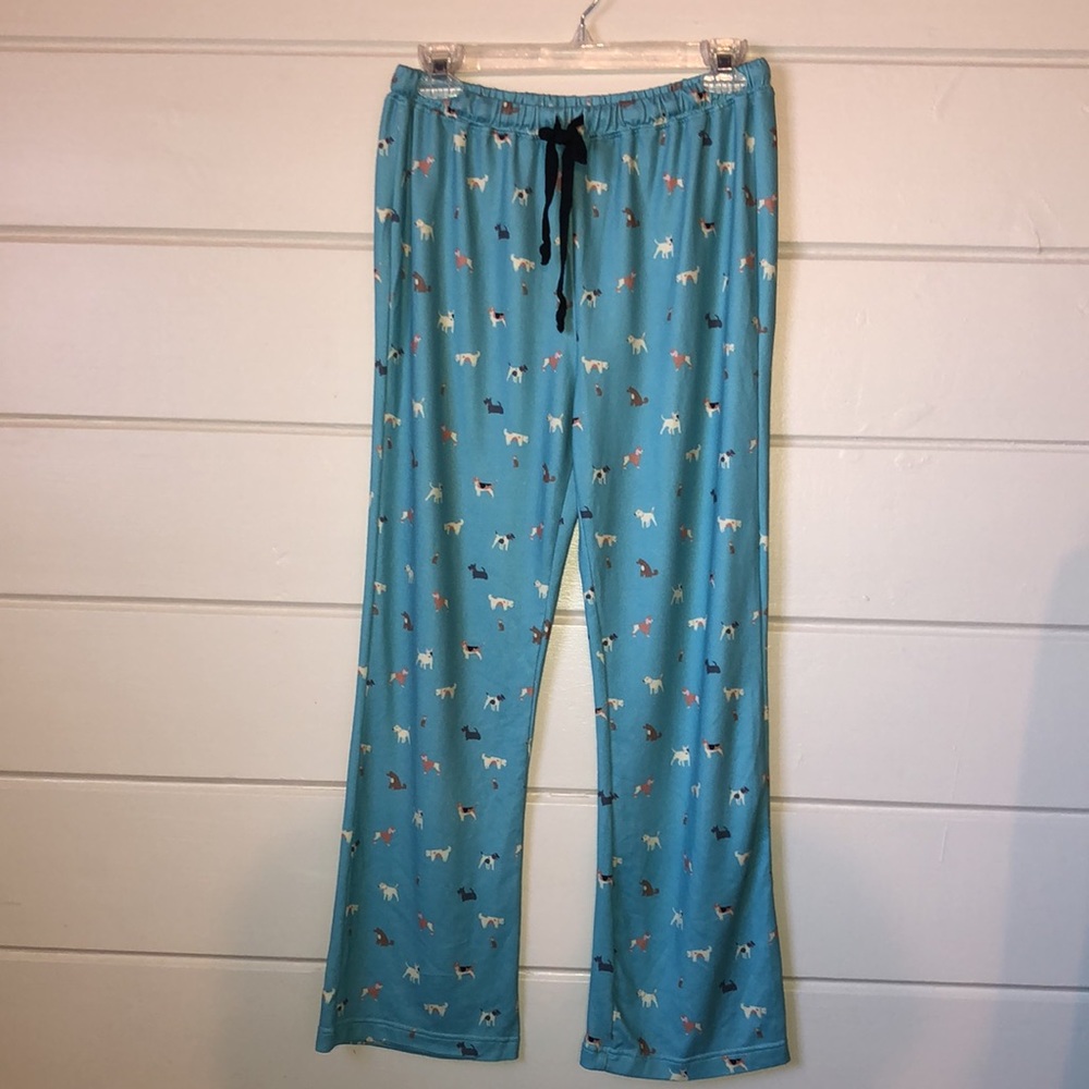 Aegean Apparel Dog Print  Pajama Pants Size Small